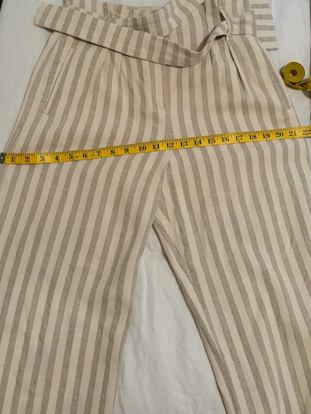 Rare Sezane Author Belted Linen Pants US 6/ FR 38